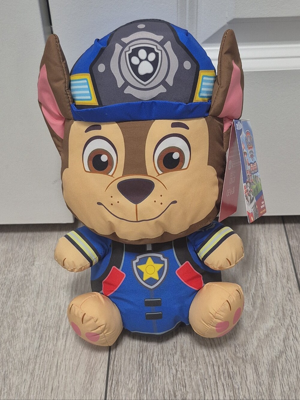 Nickelodeon Paw Patrol Fire Rescue Chase Swisheez Plush Stuffed Animal New